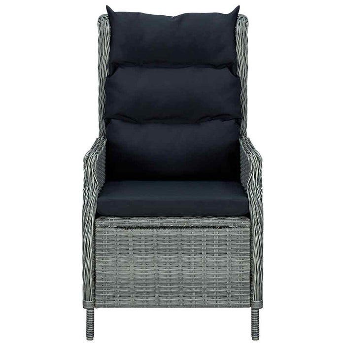 Set mobilier de grădină, 9 piese, gri deschis - WALTI WALTI