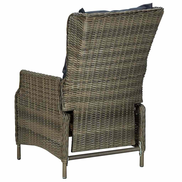 Set mobilier de grădină, 9 piese, maro - WALTI WALTI