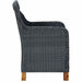 Set mobilier de grădină, 7 piese, gri închis - WALTI WALTI