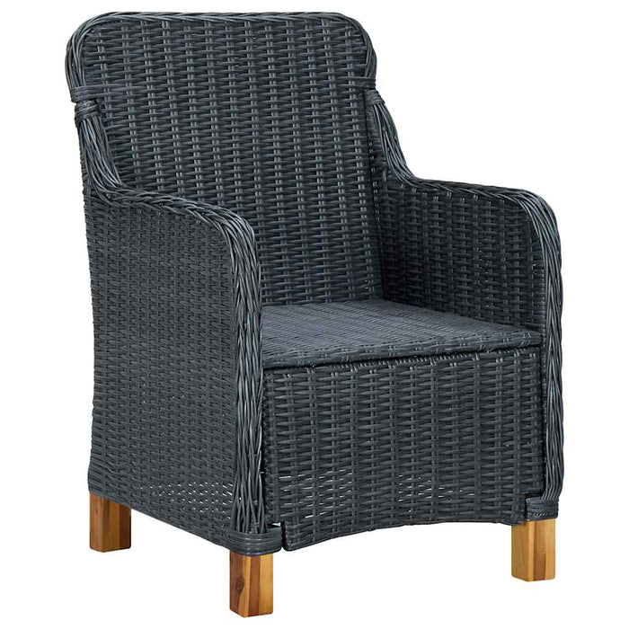 Set mobilier de grădină, 7 piese, gri închis - WALTI WALTI