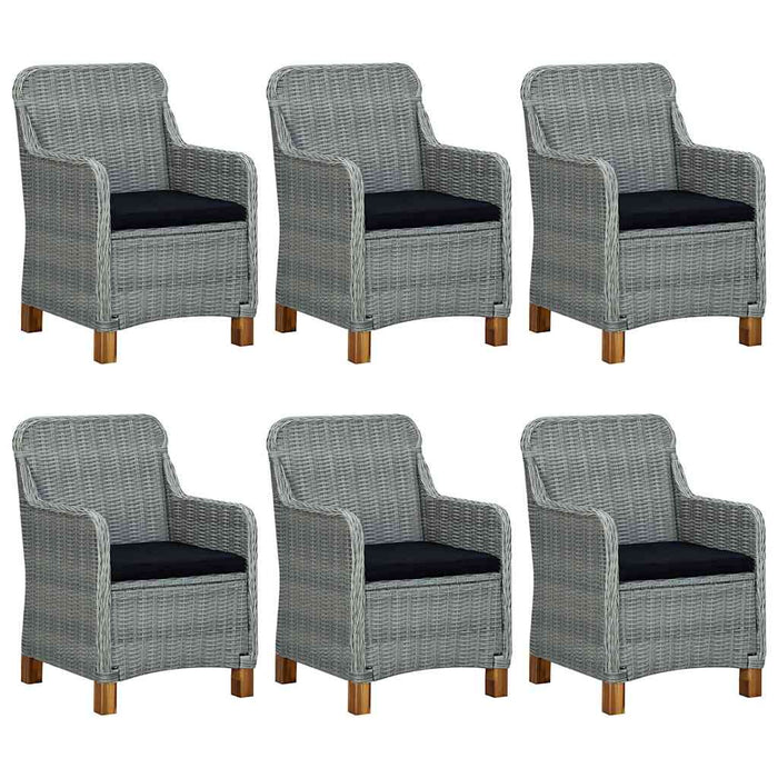Set mobilier de grădină, 9 piese, gri deschis - WALTI WALTI