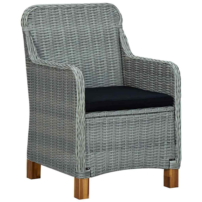 Set mobilier de grădină, 9 piese, gri deschis - WALTI WALTI