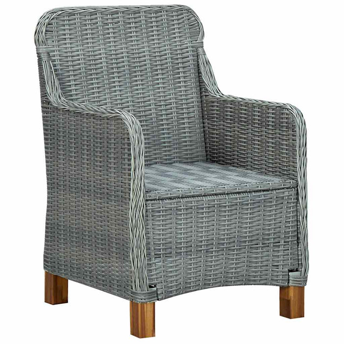 Set mobilier de grădină, 9 piese, gri deschis - WALTI WALTI