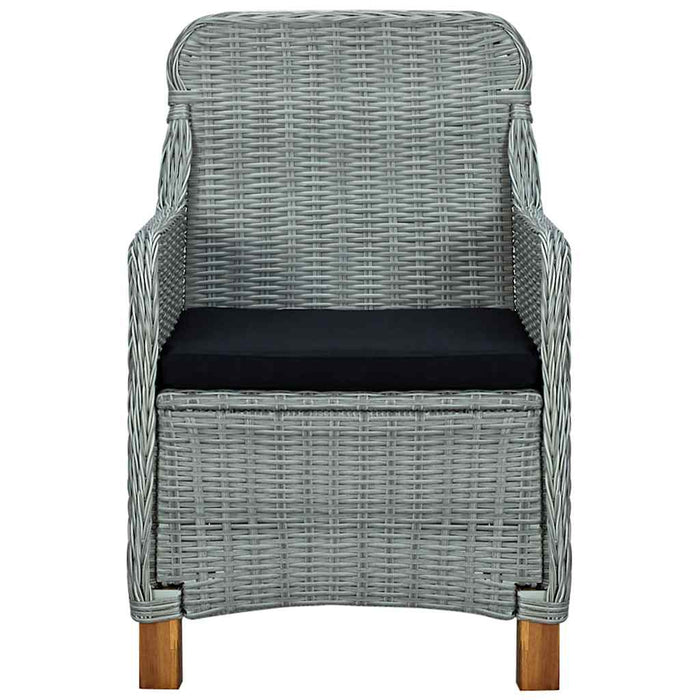 Set mobilier de grădină, 9 piese, gri deschis - WALTI WALTI