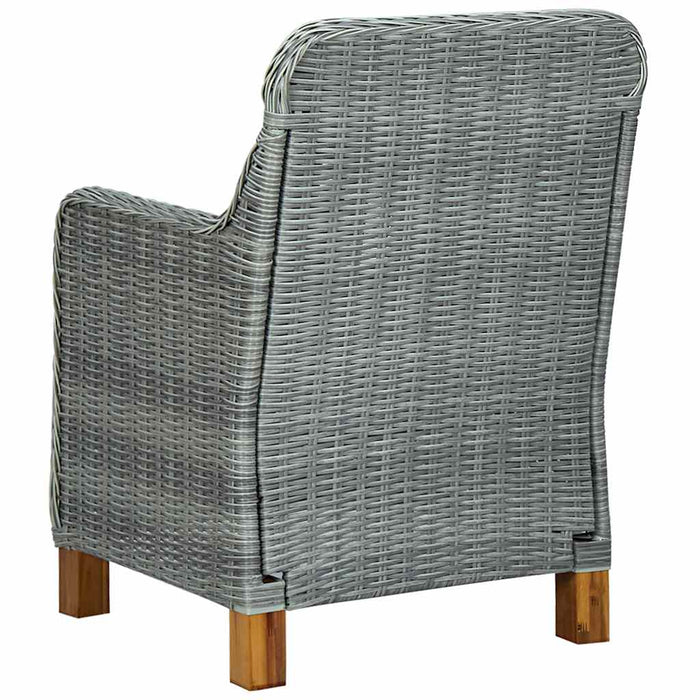 Set mobilier de grădină, 9 piese, gri deschis - WALTI WALTI