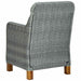 Set mobilier de grădină, 9 piese, gri deschis - WALTI WALTI
