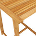Set mobilier bar de grădină cu perne, 3 piese, negru - WALTI WALTI