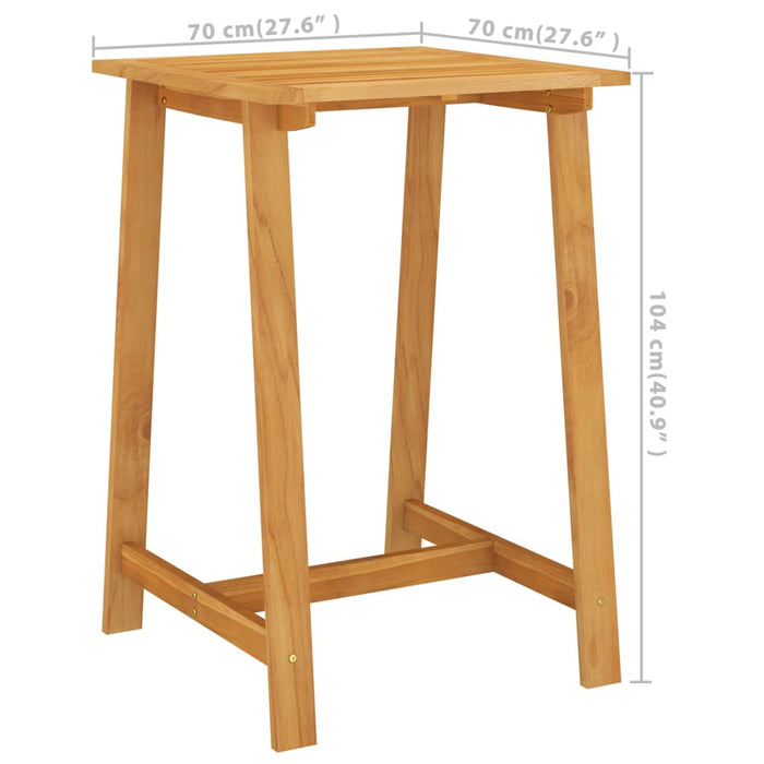 Set mobilier de bar de grădină cu perne, 5 piese, maro WALTI