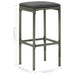 Set mobilier de bar de grădină cu perne, 5 piese, gri - WALTI WALTI