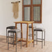 Set mobilier de bar de grădină cu perne, 5 piese, gri - WALTI WALTI