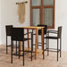 Set mobilier de bar de grădină, 5 piese, maro - WALTI WALTI