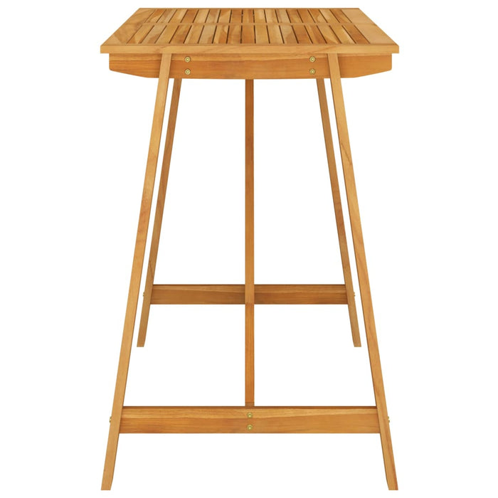 Set mobilier bar de grădină cu perne, 7 piese, negru WALTI