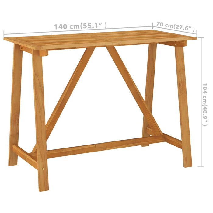 Set mobilier bar de grădină cu perne, 7 piese, negru WALTI