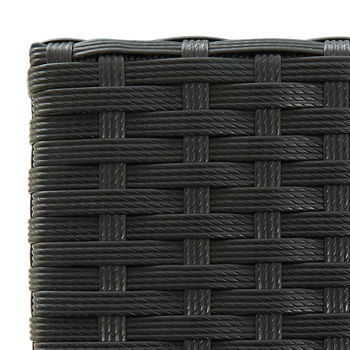 Set mobilier bar de gradină, 5 piese, negru - WALTI WALTI