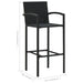 Set mobilier bar de gradină, 5 piese, negru - WALTI WALTI