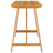 Set mobilier bar de grădină, 5 piese, gri - WALTI WALTI