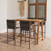 Set mobilier bar de grădină, 5 piese, gri - WALTI WALTI