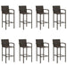 Set mobilier bar de grădină, 9 piese, maro - WALTI WALTI