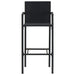 Set mobilier bar de grădină, 9 piese, negru - WALTI WALTI