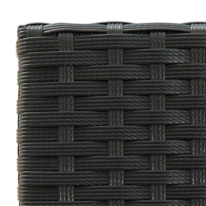Set mobilier bar de grădină, 9 piese, negru - WALTI WALTI