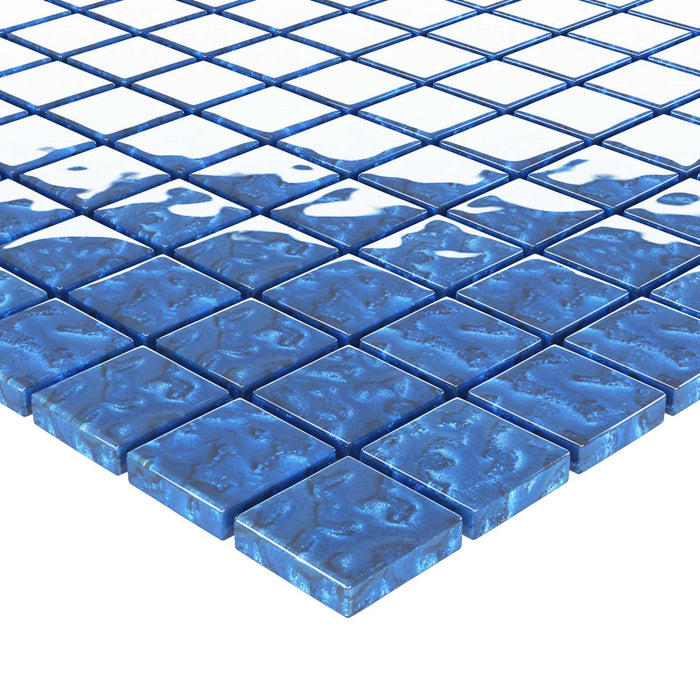 Plăci mozaic 11 pcs albastru 50 x 50 cm Sticlă - WALTI WALTI