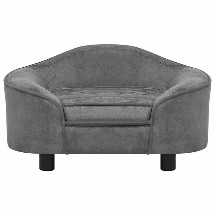 Canapea pentru câini, gri, 67x47x36 cm, pluș - WALTI WALTI