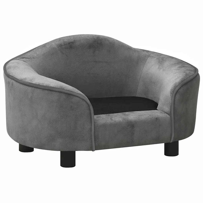 Canapea pentru câini, gri, 67x47x36 cm, pluș - WALTI WALTI