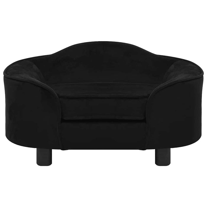Canapea pentru câini, negru, 67x47x36 cm, pluș - WALTI WALTI