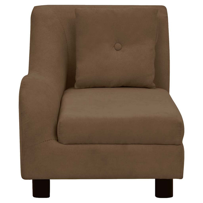 Canapea pentru câini cu pernă, maro, 83x44x44 cm, pluș - WALTI WALTI