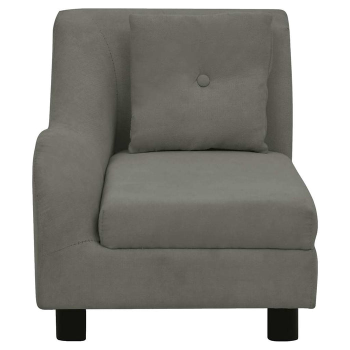 Canapea pentru câini cu pernă, gri închis, 83x44x44 cm, pluș - WALTI WALTI