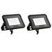 Proiectoare cu LED, 10 W, 2 buc., alb rece - WALTI WALTI