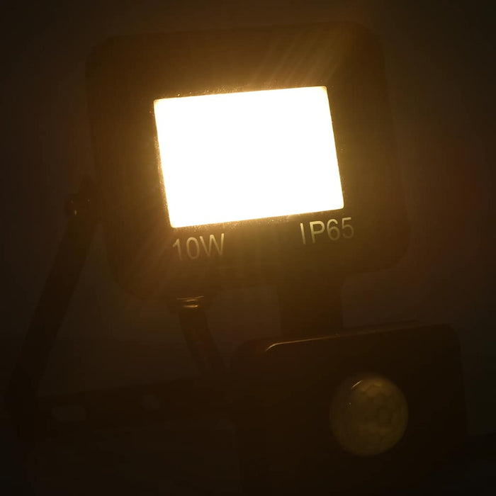 Proiector LED cu senzor, 10 W, alb cald - WALTI WALTI