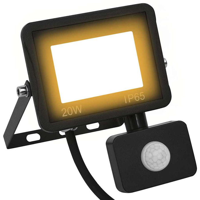 Proiector LED cu senzor, 20 W, alb cald - WALTI WALTI