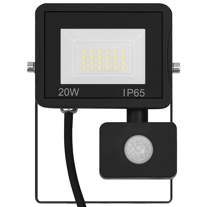Proiector LED cu senzor, 20 W, alb cald - WALTI WALTI