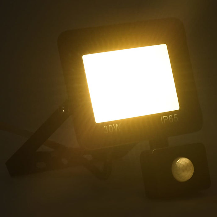 Proiector LED cu senzor, 30 W, alb cald - WALTI WALTI