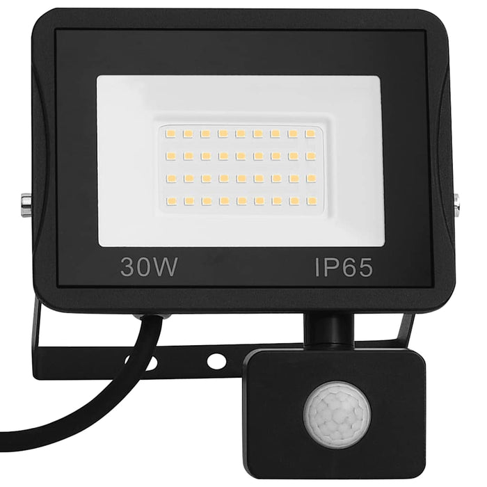 Proiector LED cu senzor, 30 W, alb cald - WALTI WALTI