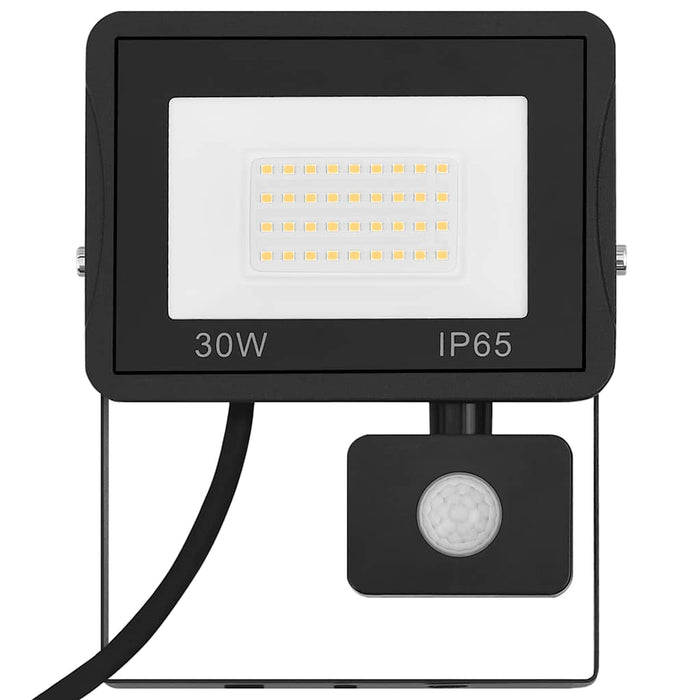 Proiector LED cu senzor, 30 W, alb cald - WALTI WALTI