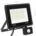 Proiector LED cu senzor, 50 W, alb cald - WALTI WALTI