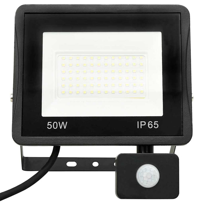 Proiector LED cu senzor, 50 W, alb cald - WALTI WALTI
