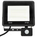 Proiector LED cu senzor, 50 W, alb cald - WALTI WALTI