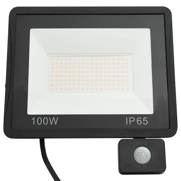 Proiector LED cu senzor, 100 W, alb cald - WALTI WALTI