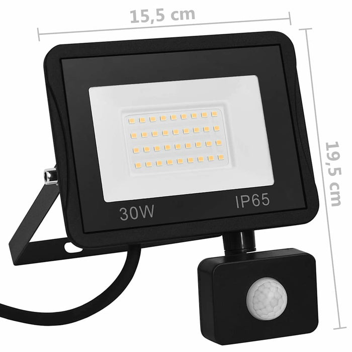 Proiector LED cu senzor, 30 W, alb rece - WALTI WALTI
