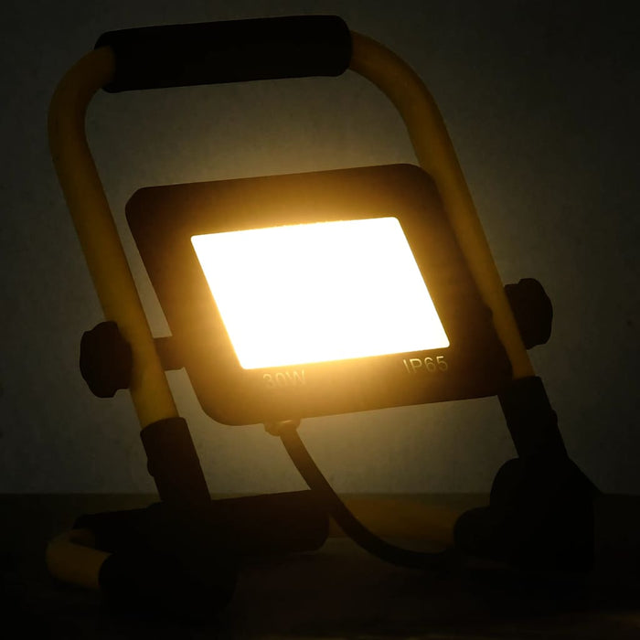 Proiector cu LED și mâner, 30 W, alb cald - WALTI WALTI