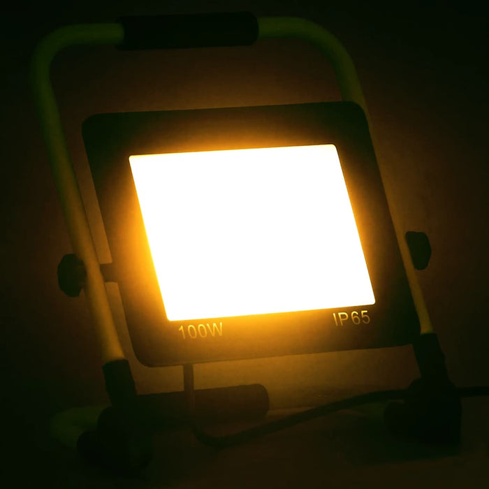Proiector cu LED și mâner, alb cald, 100 W - WALTI WALTI