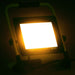 Proiector cu LED și mâner, alb cald, 100 W - WALTI WALTI