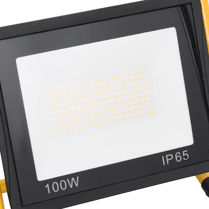 Proiector cu LED și mâner, alb cald, 100 W - WALTI WALTI