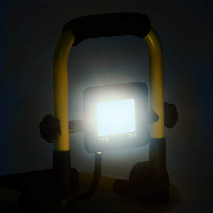 Proiector cu LED și mâner, alb rece, 10 W - WALTI WALTI