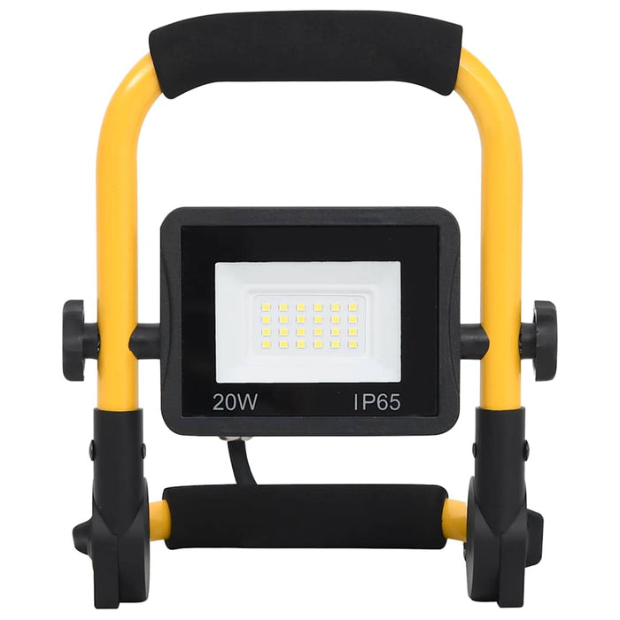Proiector cu LED și mâner, alb rece, 20 W - WALTI WALTI