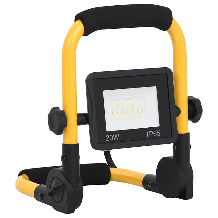 Proiector cu LED și mâner, alb rece, 20 W - WALTI WALTI