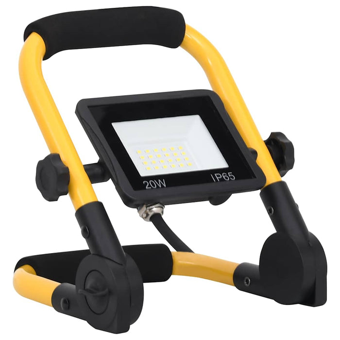 Proiector cu LED și mâner, alb rece, 20 W - WALTI WALTI